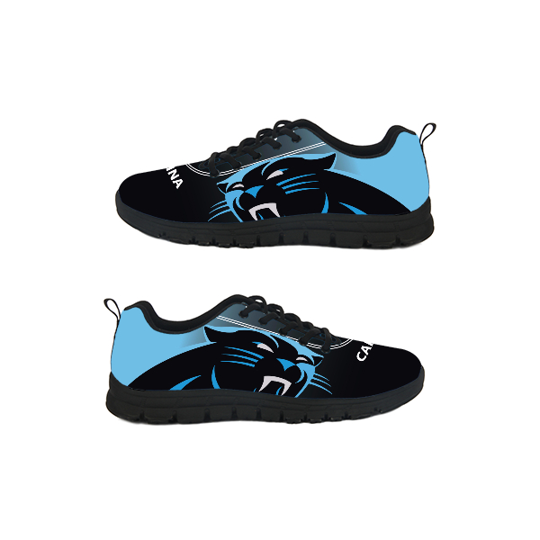 Men's Carolina Panthers Low Top Canvas Sneakers 005